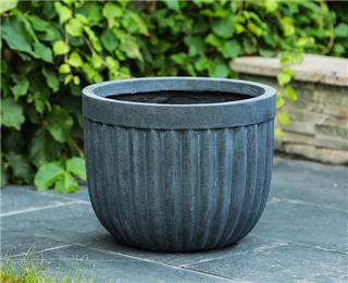 Round flower pot
